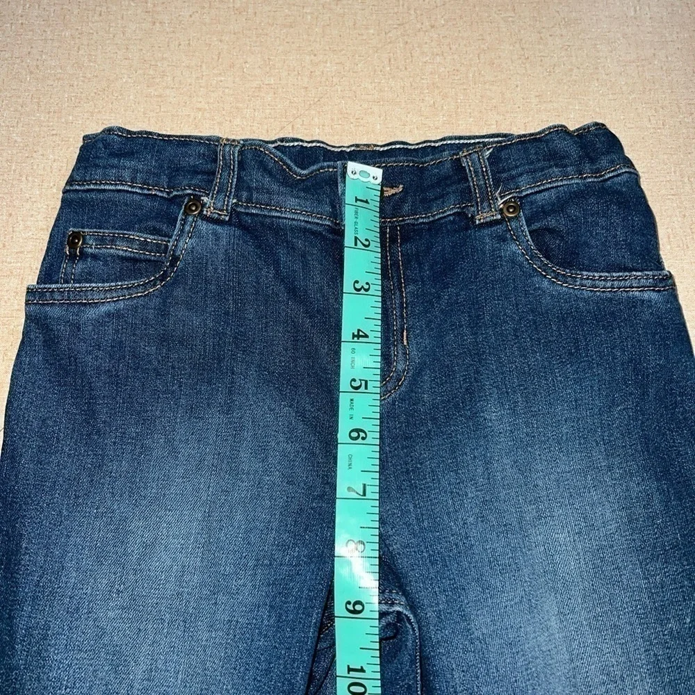Carters Kids Jeans Girls Size 8 Skinny Stretch Denim Dark Blue.